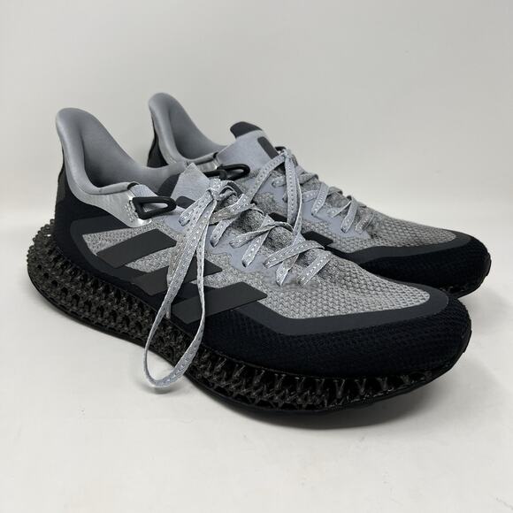 ADIDAS 4DFWD 2 Low Halo Silver Carbon Black Running Shoes HP3205 Men's Size 11.5 - Picture 1 of 10